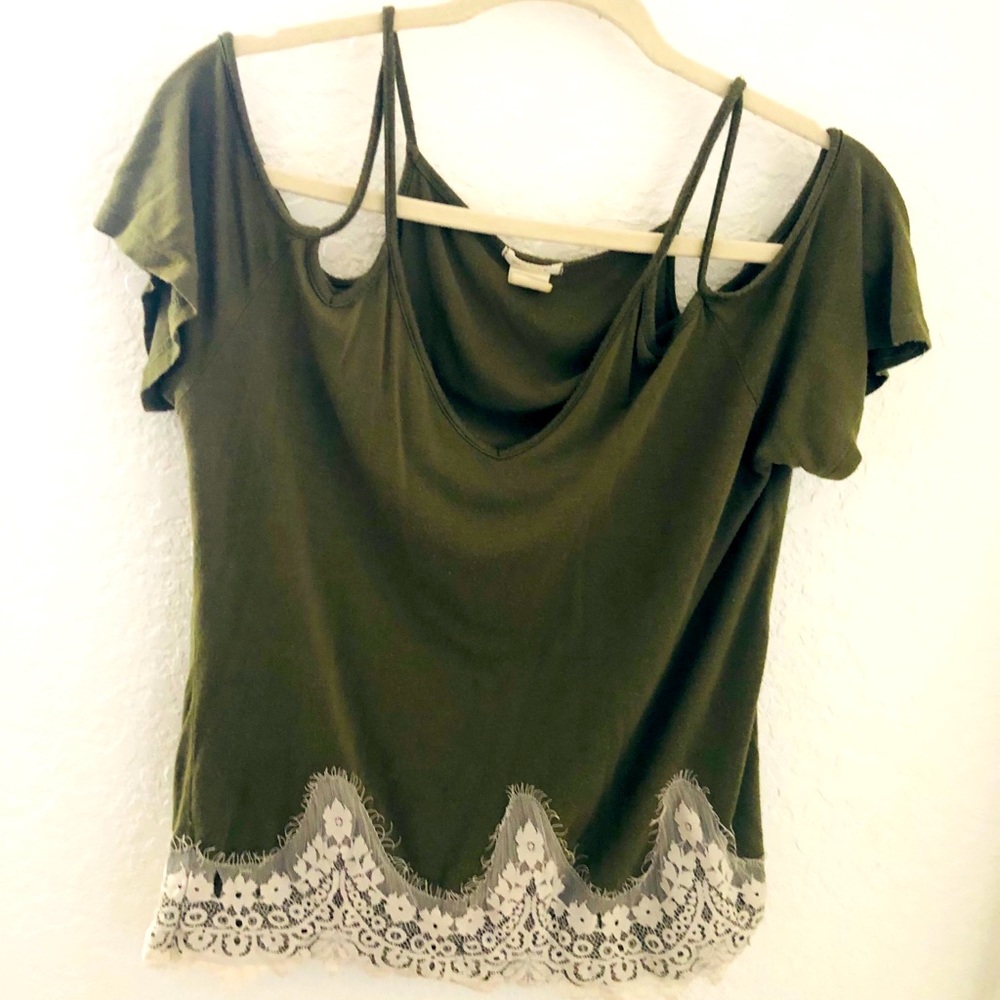 Olive Green Top